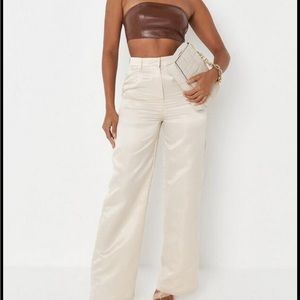 MisGuided Petite Satin Trousers